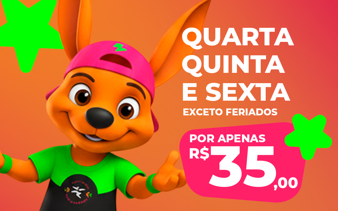 INGRESSO PROMOCIONAL -  UTILIZAÇÃO QUARTAS, QUINTAS E SEXTAS